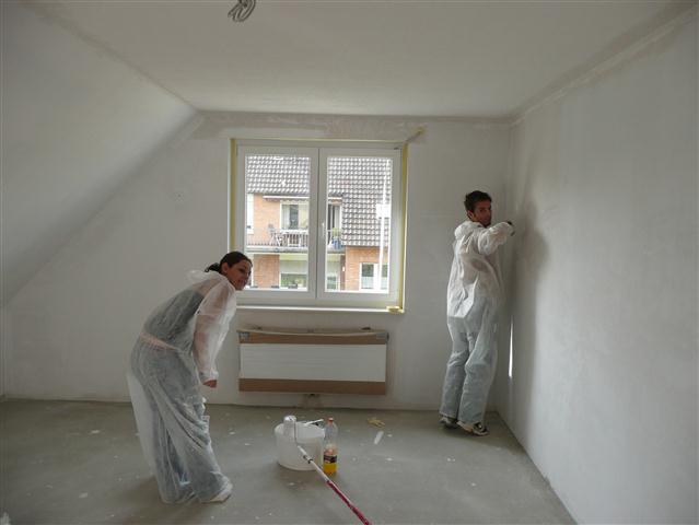 Bautagebuch Diers: Flüssige Raufaser DG